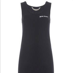 Palm Angels Logo print tank dress